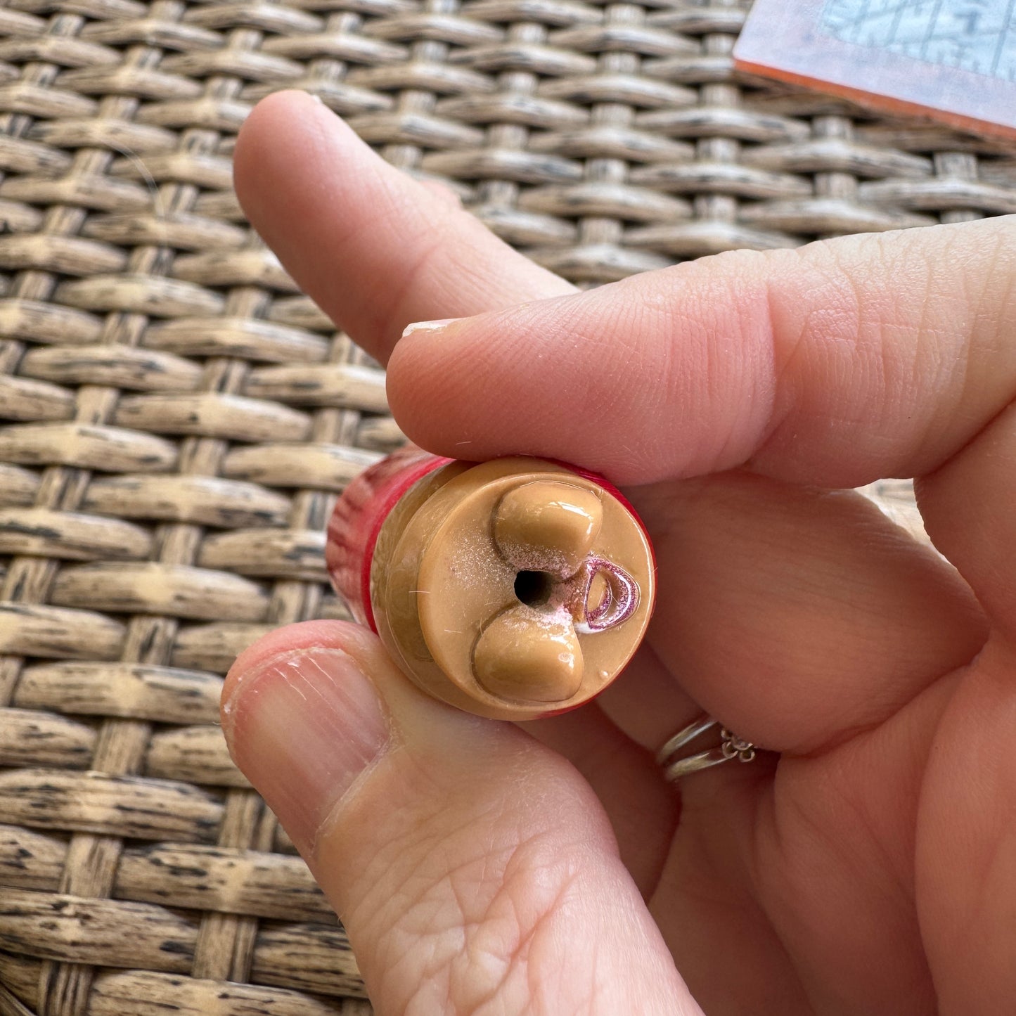 Flocal Bead Coke WIth Labubu Head