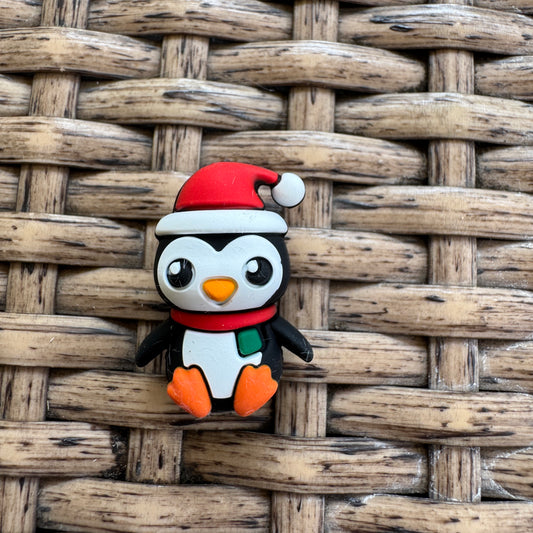 Flocal Bead Silicone 3D Penguin Head