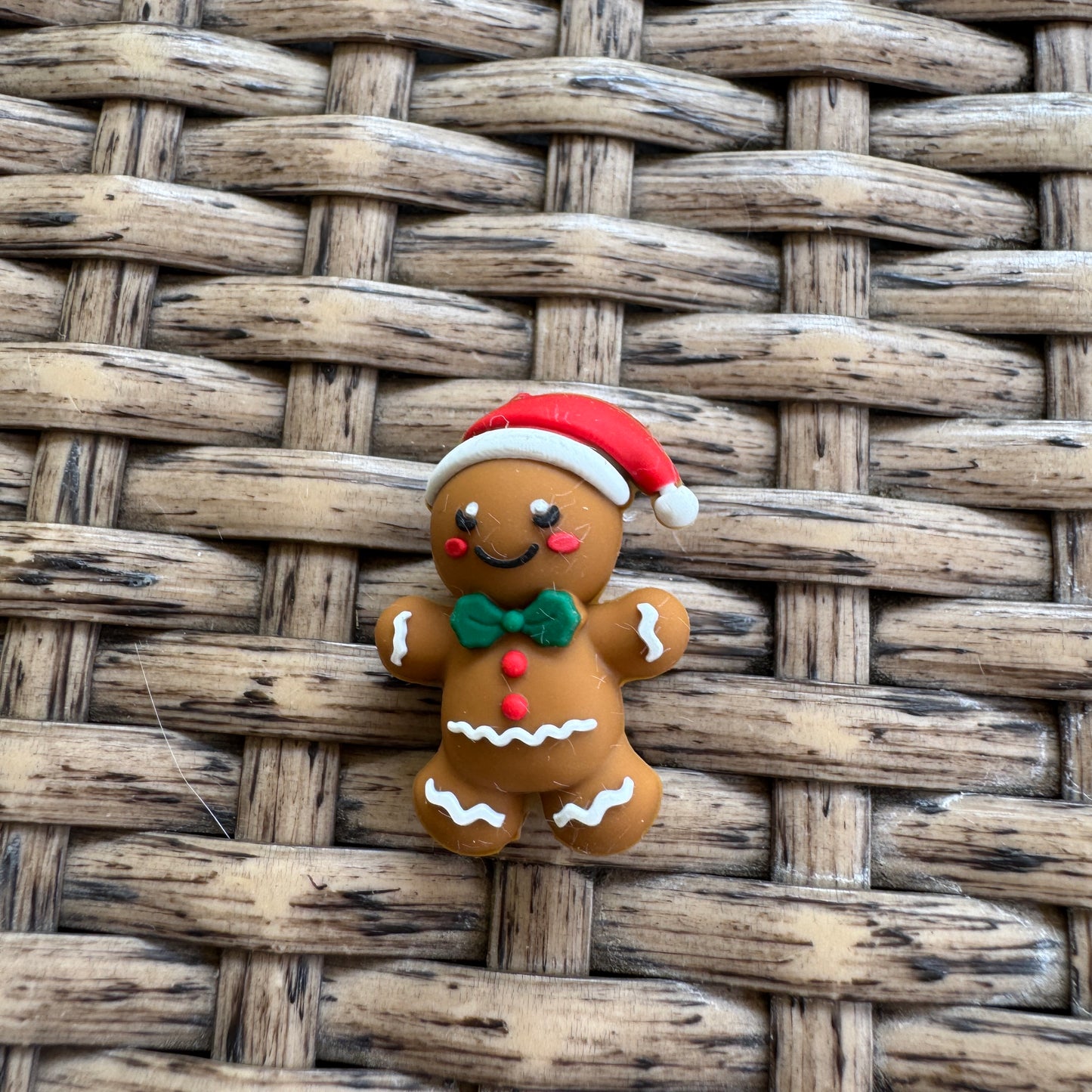 Flocal Bead Silicone 3D Gingerbread Man