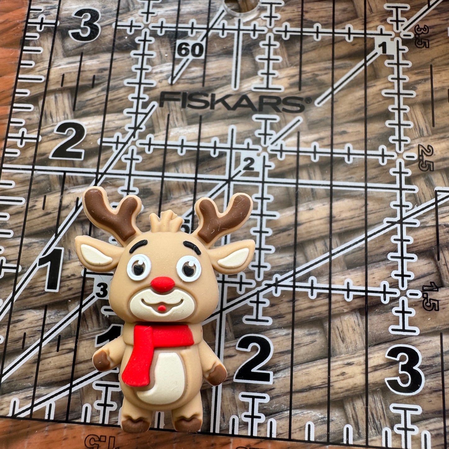 Flocal Bead Silicone Reindeer