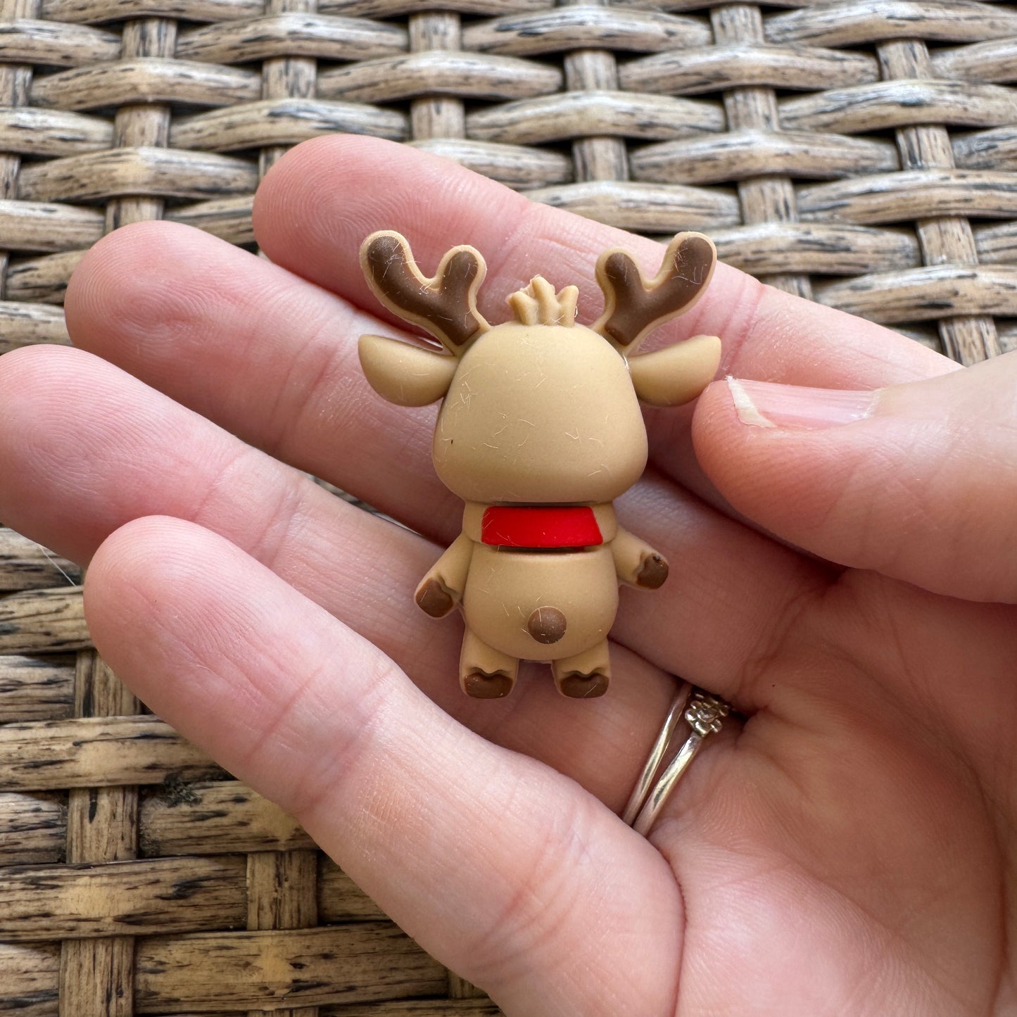 Flocal Bead Silicone Reindeer