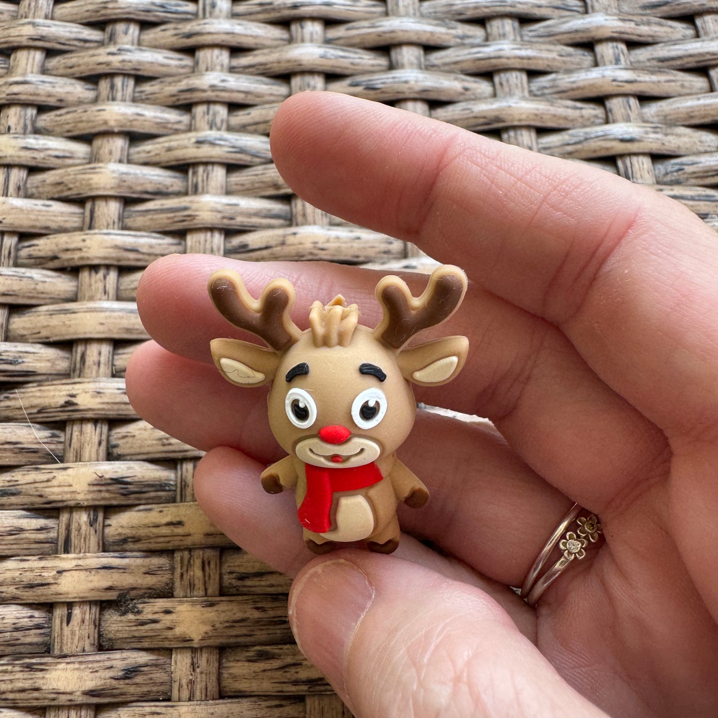 Flocal Bead Silicone Reindeer