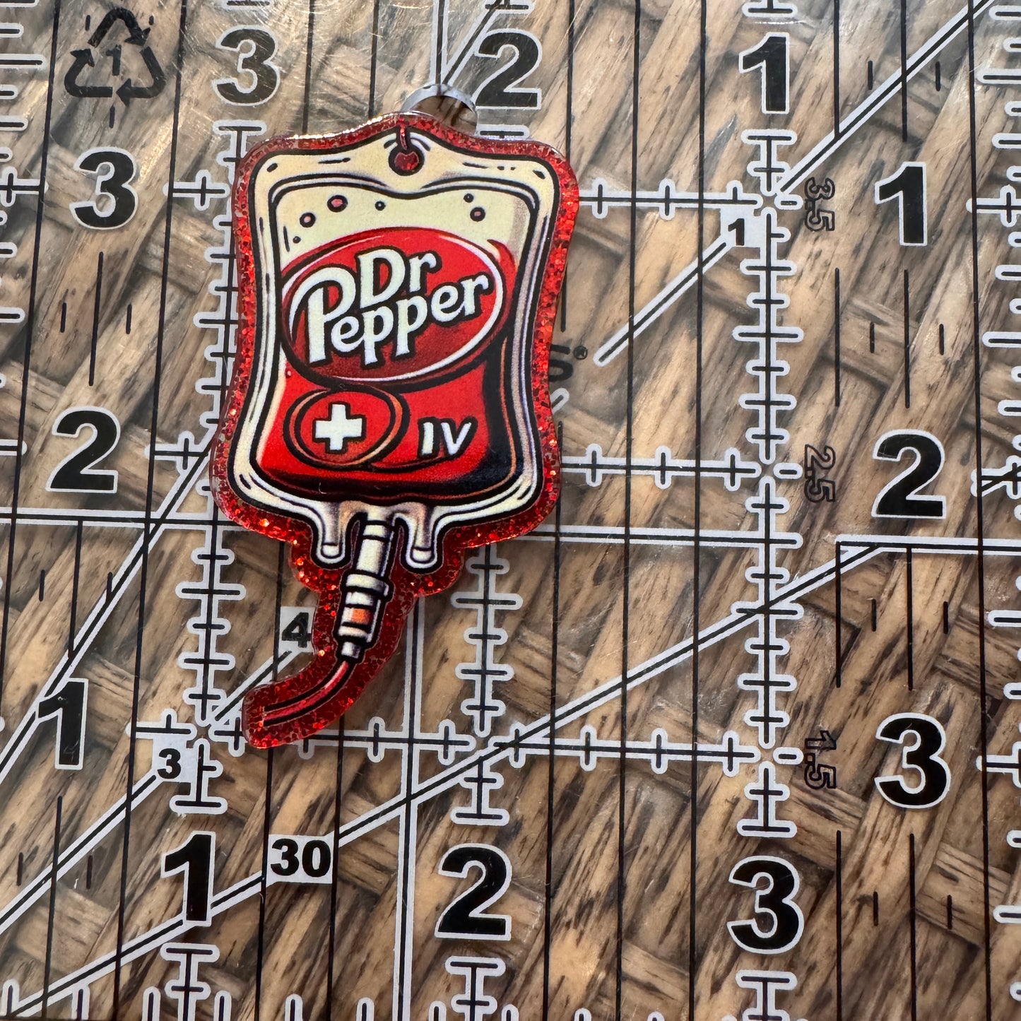 Dr Pepper IV Flatback,  Planar, Cabochon, Single Pc