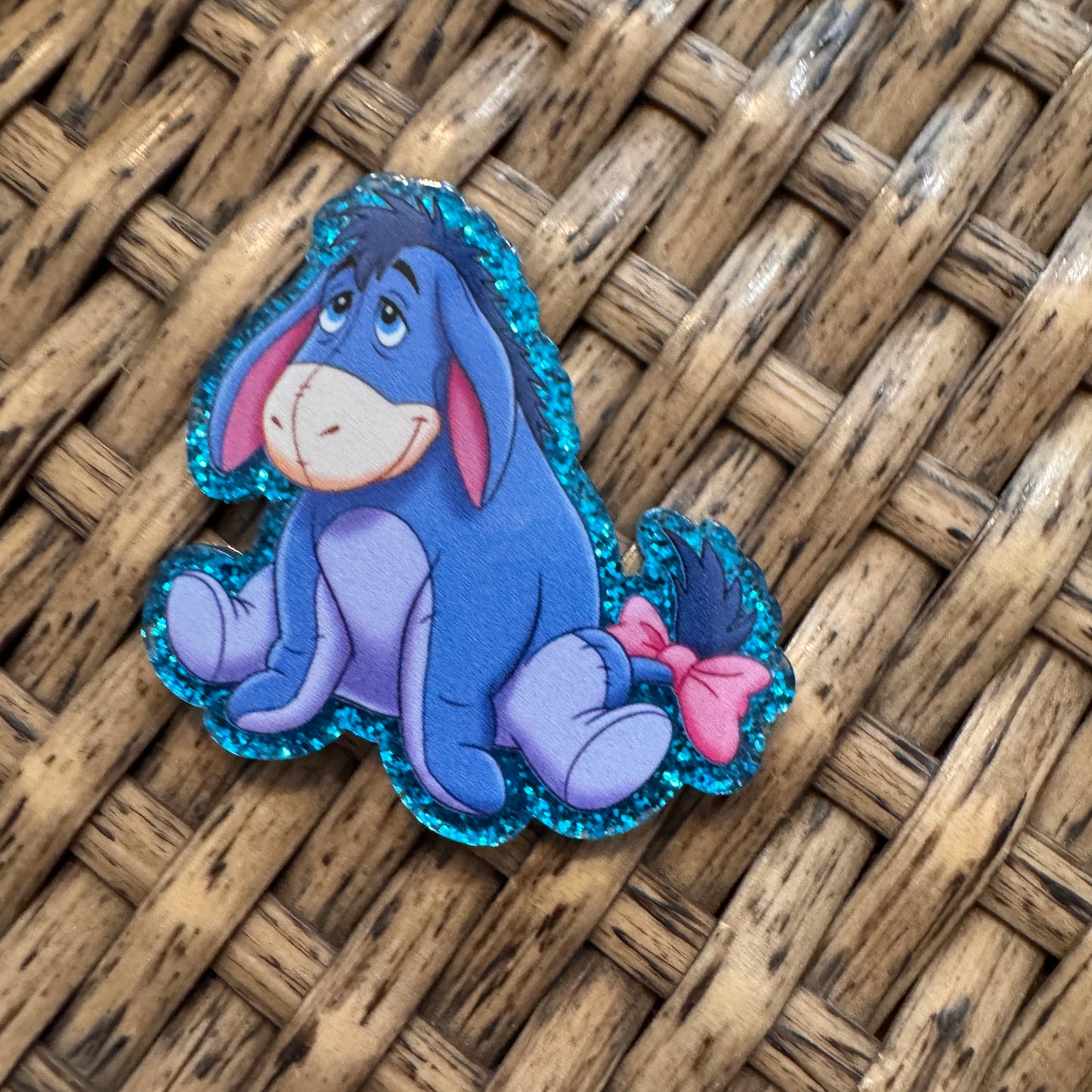 Eeyore Flatback,  Planar, Cabochon, Single Pc