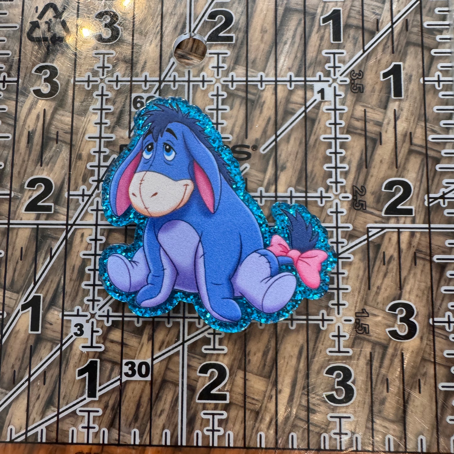 Eeyore Flatback,  Planar, Cabochon, Single Pc