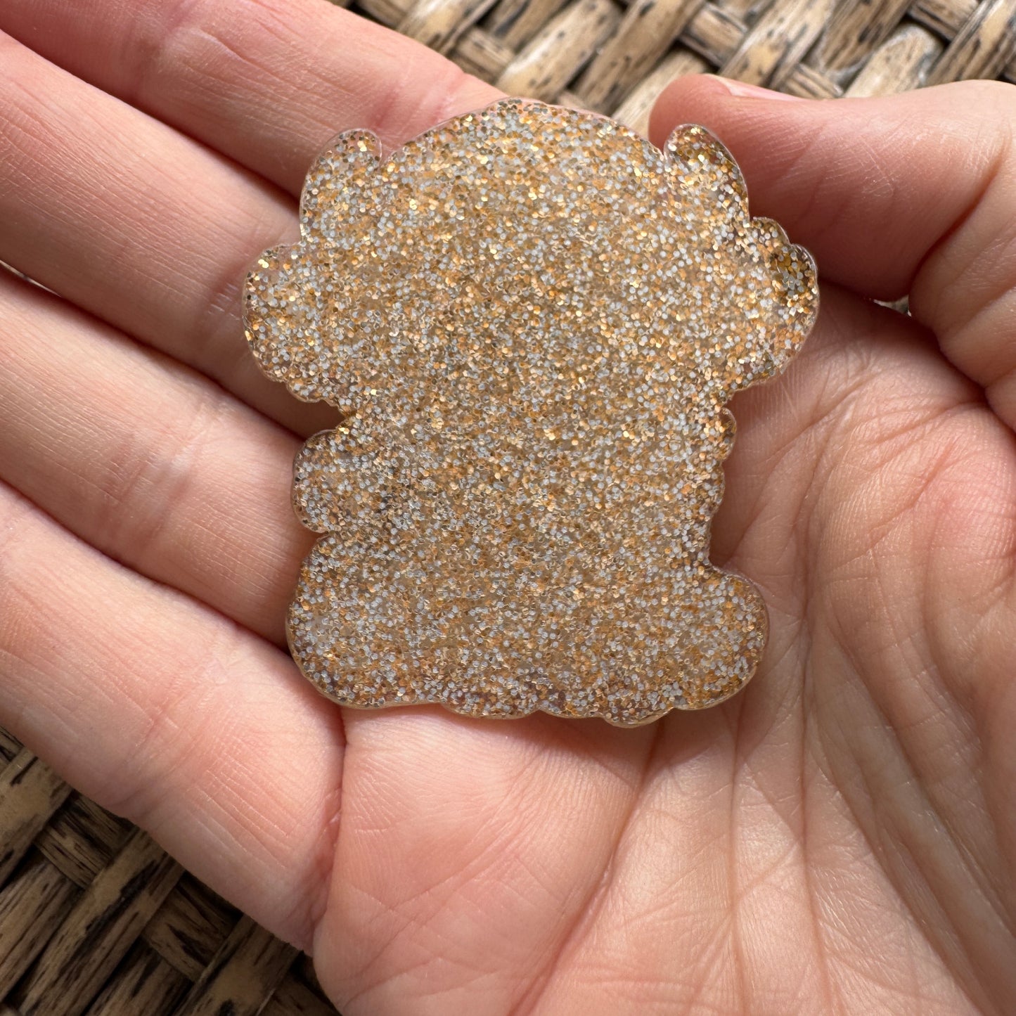 Acrylic Fatback, Planar, Cabochon, Craft Supply -Humor, Highland Cow Sassy but Herd