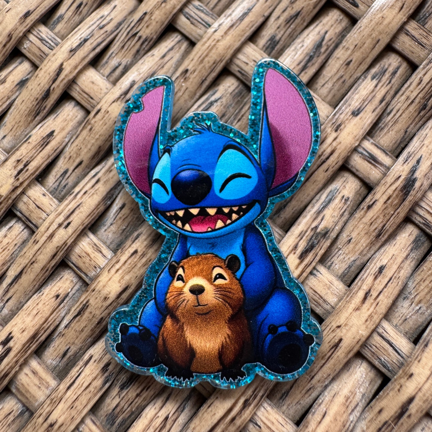 Acrylic Fatback, Planar, Cabochon, Craft Supply - Cartoon Stitch