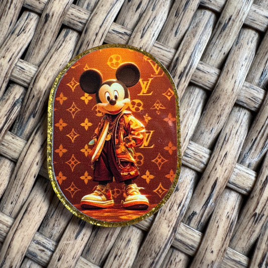 Acrylic Flatback,  Planar, Cabochon, Single Pc - Designer Mickey