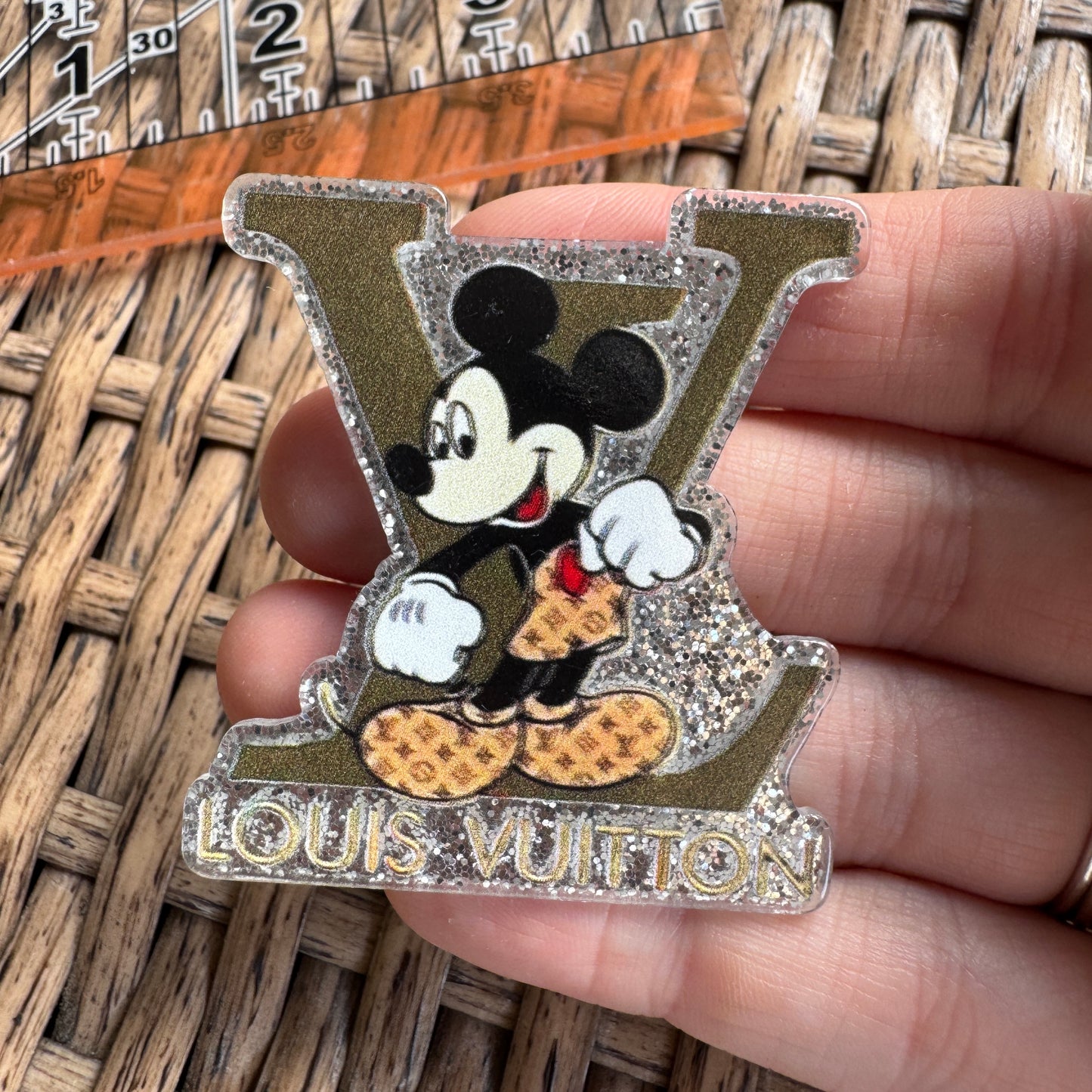 Acrylic Flatback,  Planar, Cabochon, Single Pc - Designer Mickey