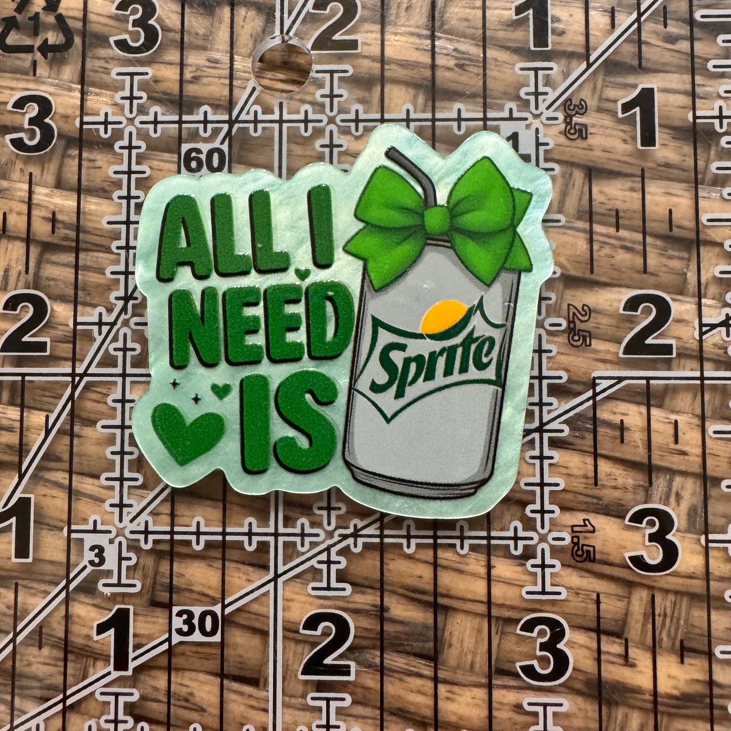 Sprite Soda Pop Flatback,  Planar, Cabochon, Single Pc