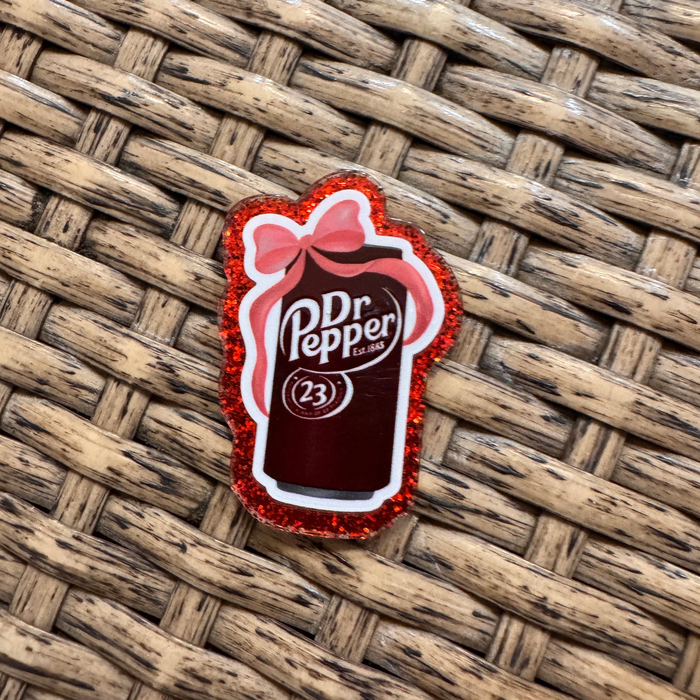 Dr Pepper Soda Pop Flatback,  Planar, Cabochon, Single Pc