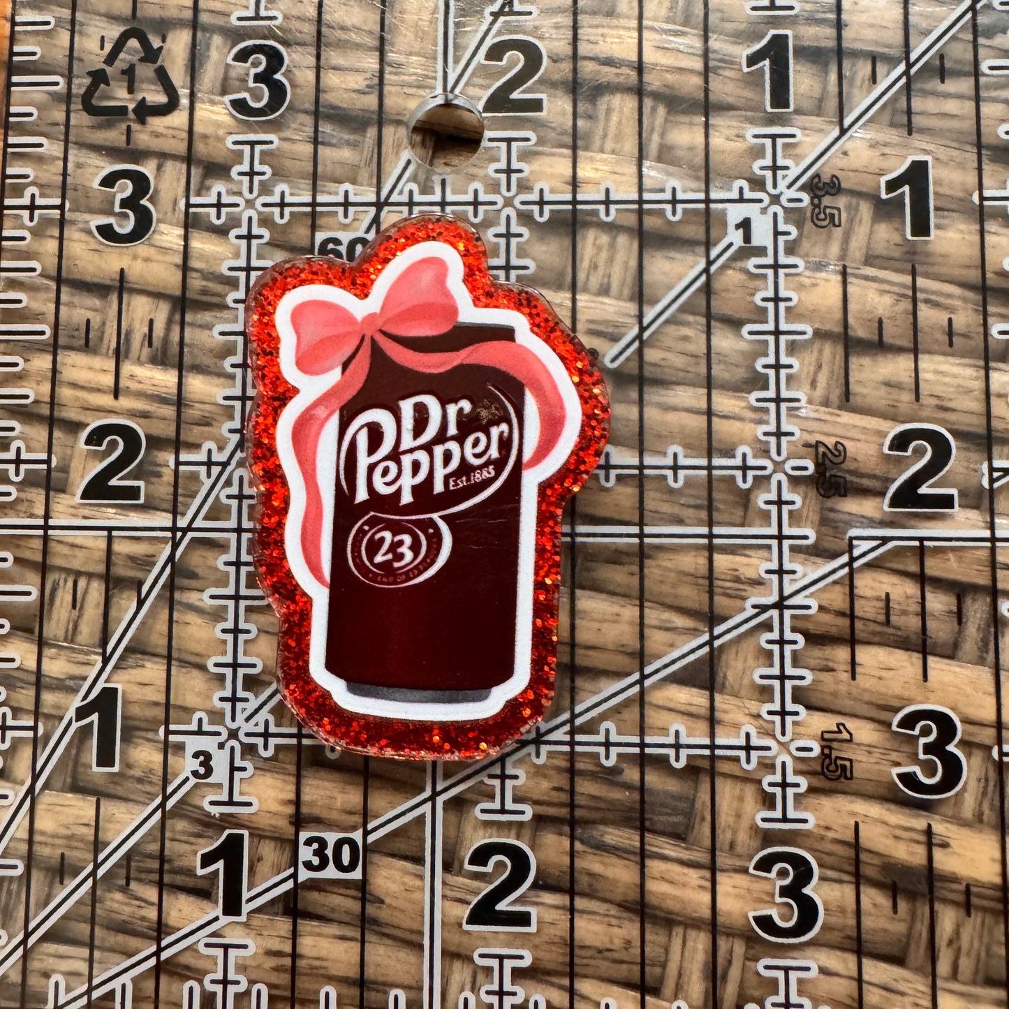 Dr Pepper Soda Pop Flatback,  Planar, Cabochon, Single Pc