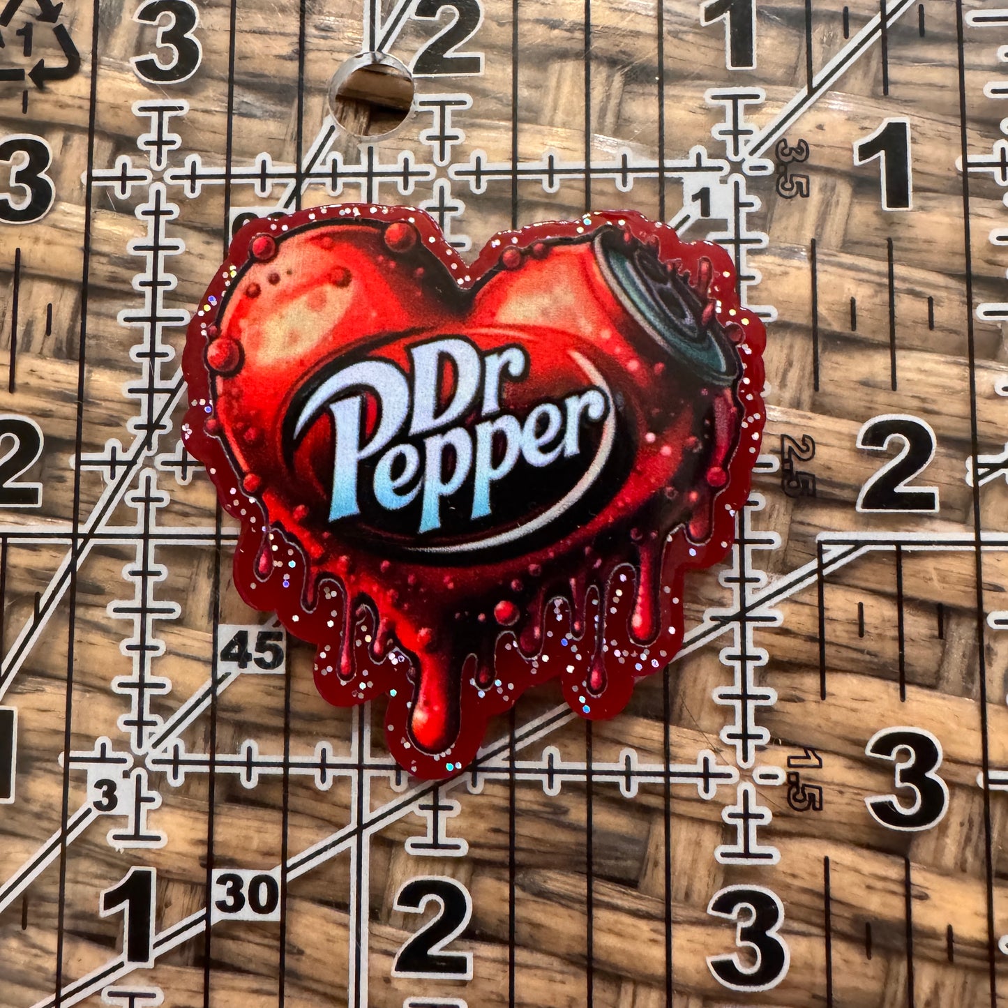 Dr Pepper Soda Pop Flatback,  Planar, Cabochon, Single Pc