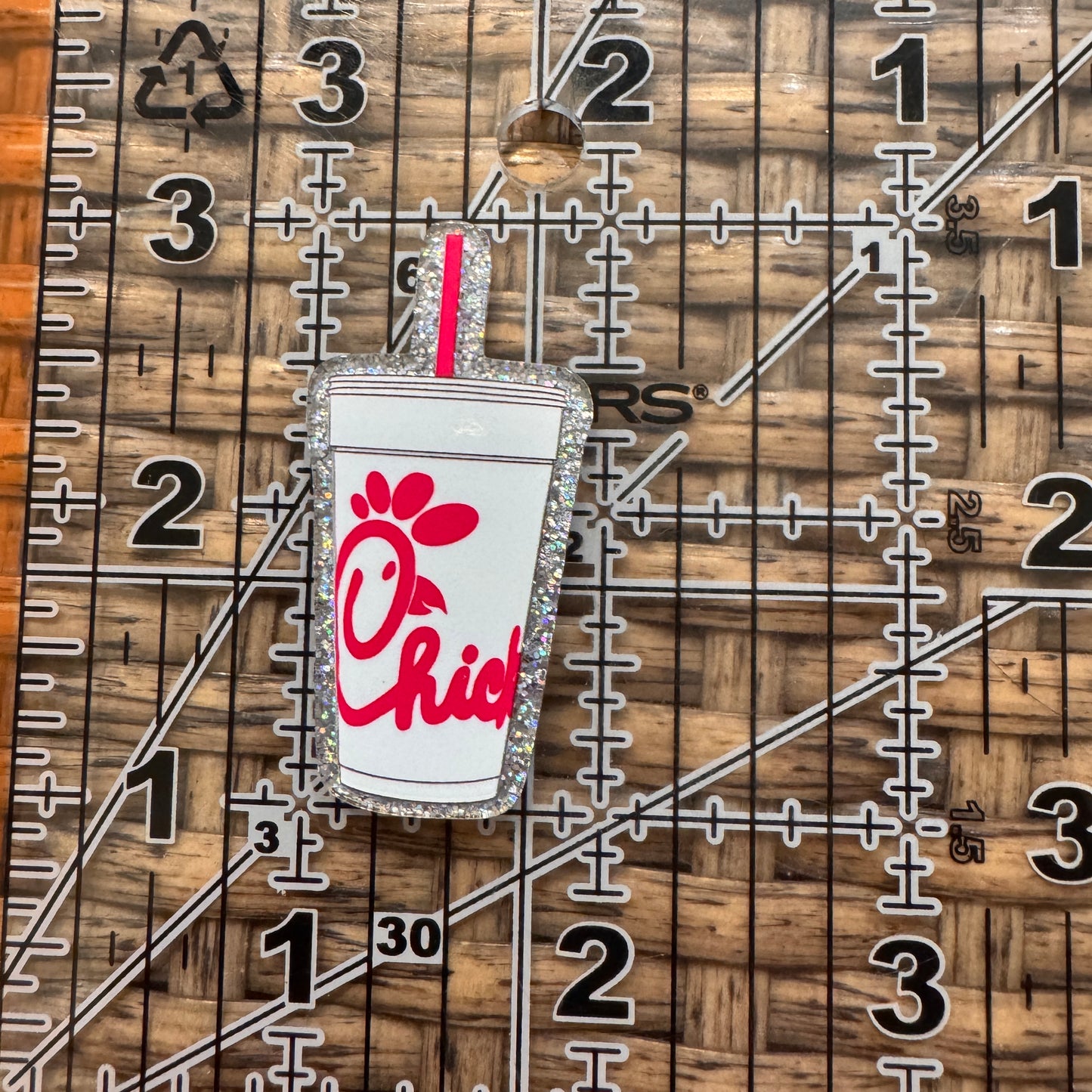Mini Chick Fil a  Flatback,  Planar, Cabochon, Single Pc