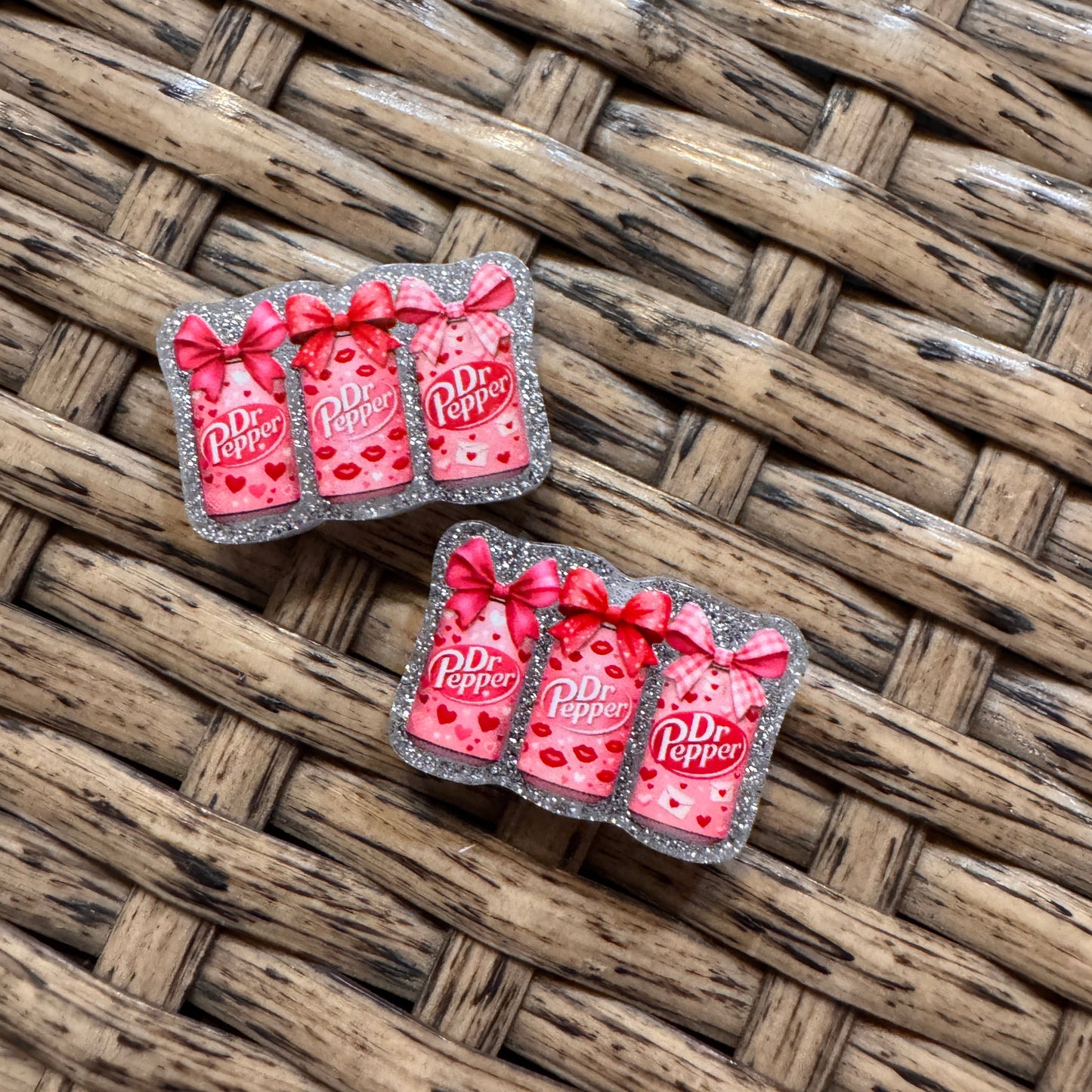 Dr Pepper Focal Bead Acrylic