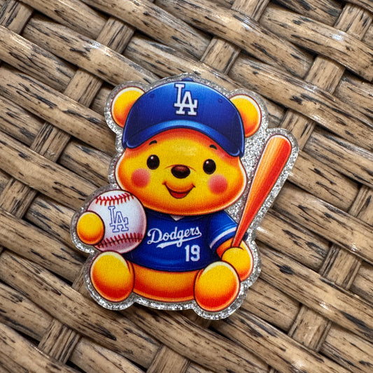 Dodgers Flatback,  Planar, Cabochon, Single Pc