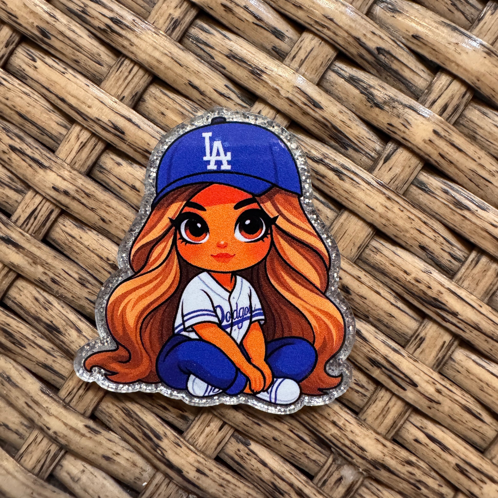 LA Dodger Acrylic Flatback