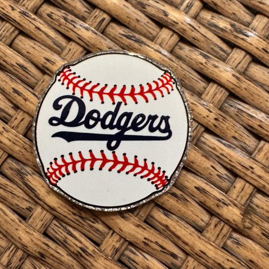 Dodgers Baseball Acrylic Flatback