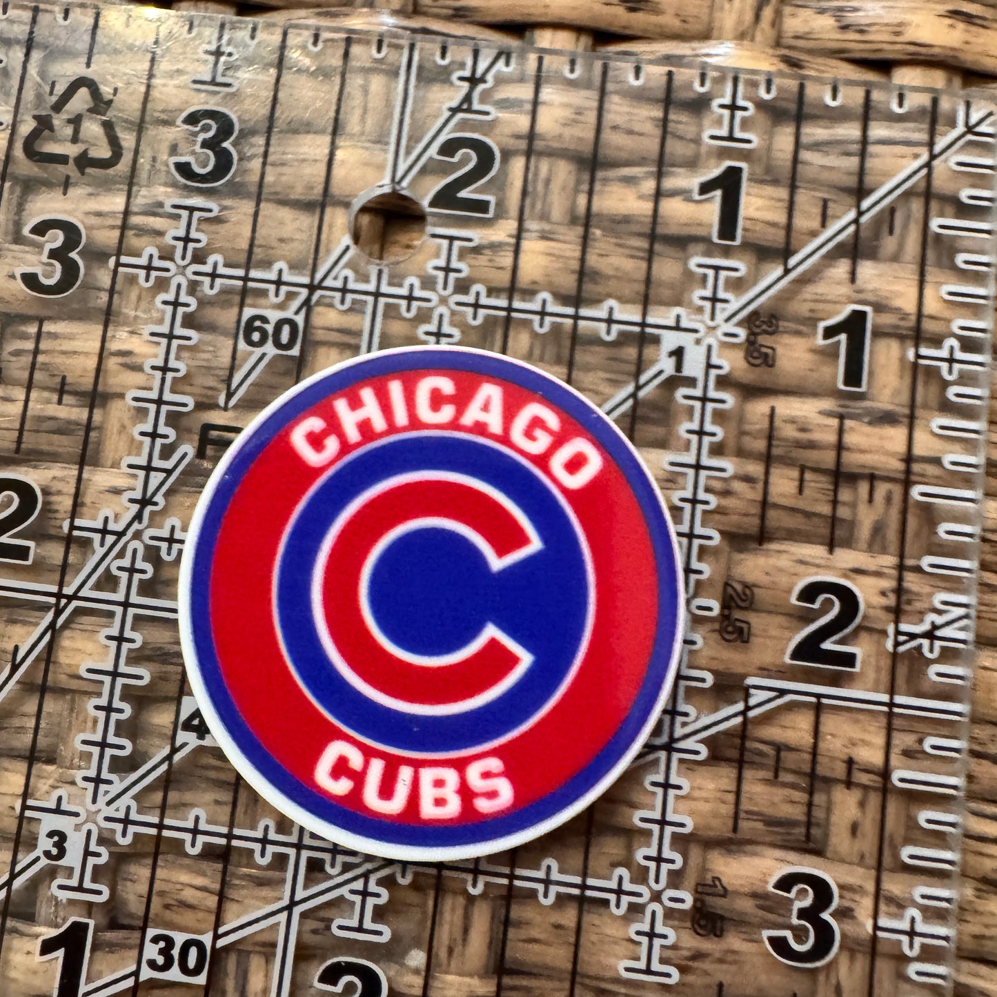 Chicago Bears Baseball Flatback,  Planar, Cabochon, Single Pc