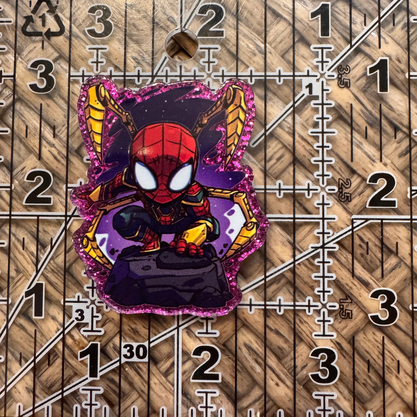 Spider Man Flatback,  Planar, Cabochon, Single Pc