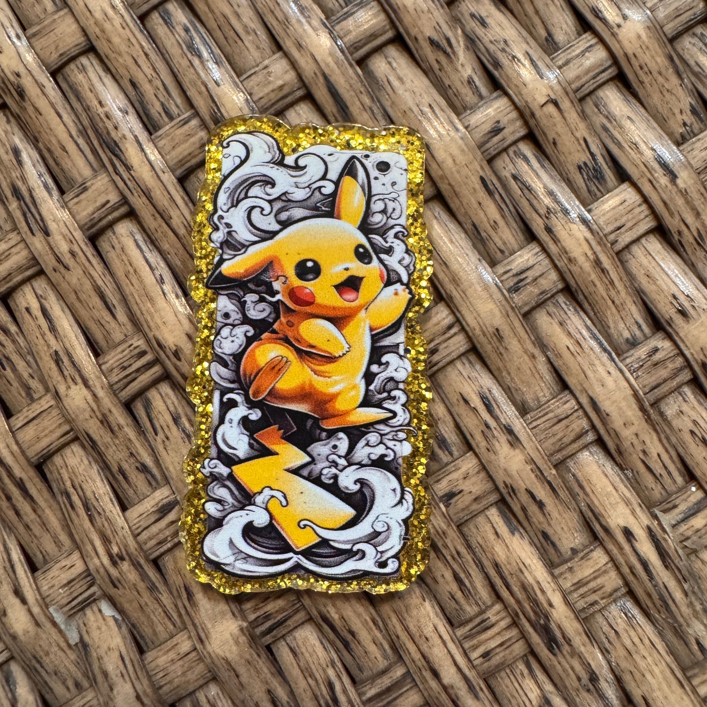 Pikachu Flatback,  Planar, Cabochon, Single Pc