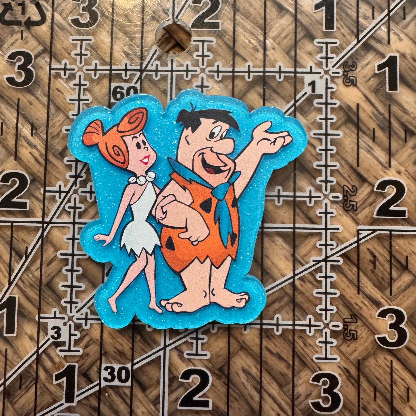 Flintstones Flatback,  Planar, Cabochon, Single Pc