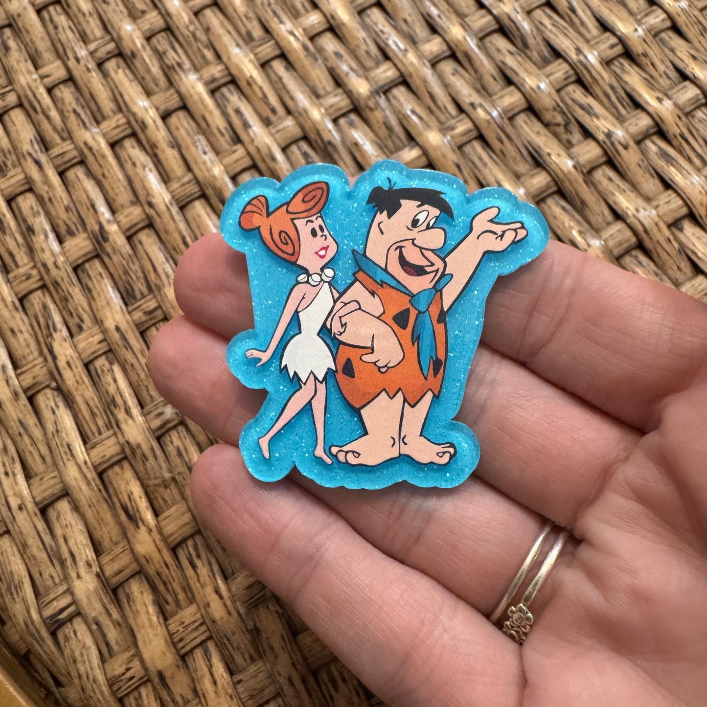 Flintstones Flatback,  Planar, Cabochon, Single Pc