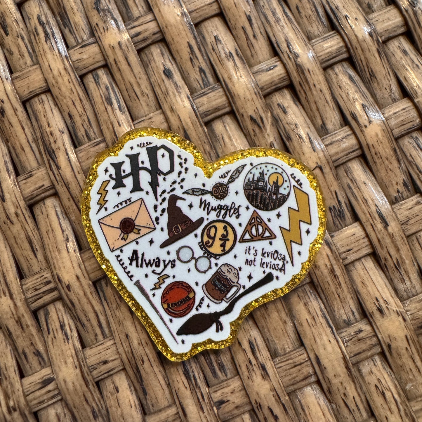 Harry Potter Flatback,  Planar, Cabochon, Single Pc