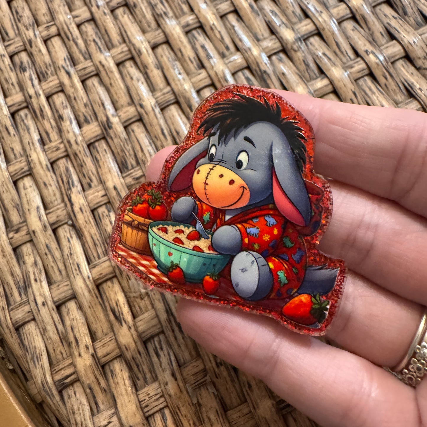 Eeyore  Flatback,  Planar, Cabochon, Single Pc