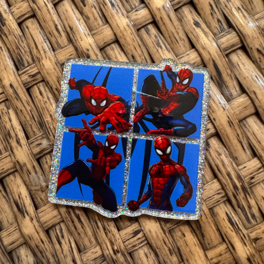 Spiderman  Flatback,  Planar, Cabochon, Single Pc
