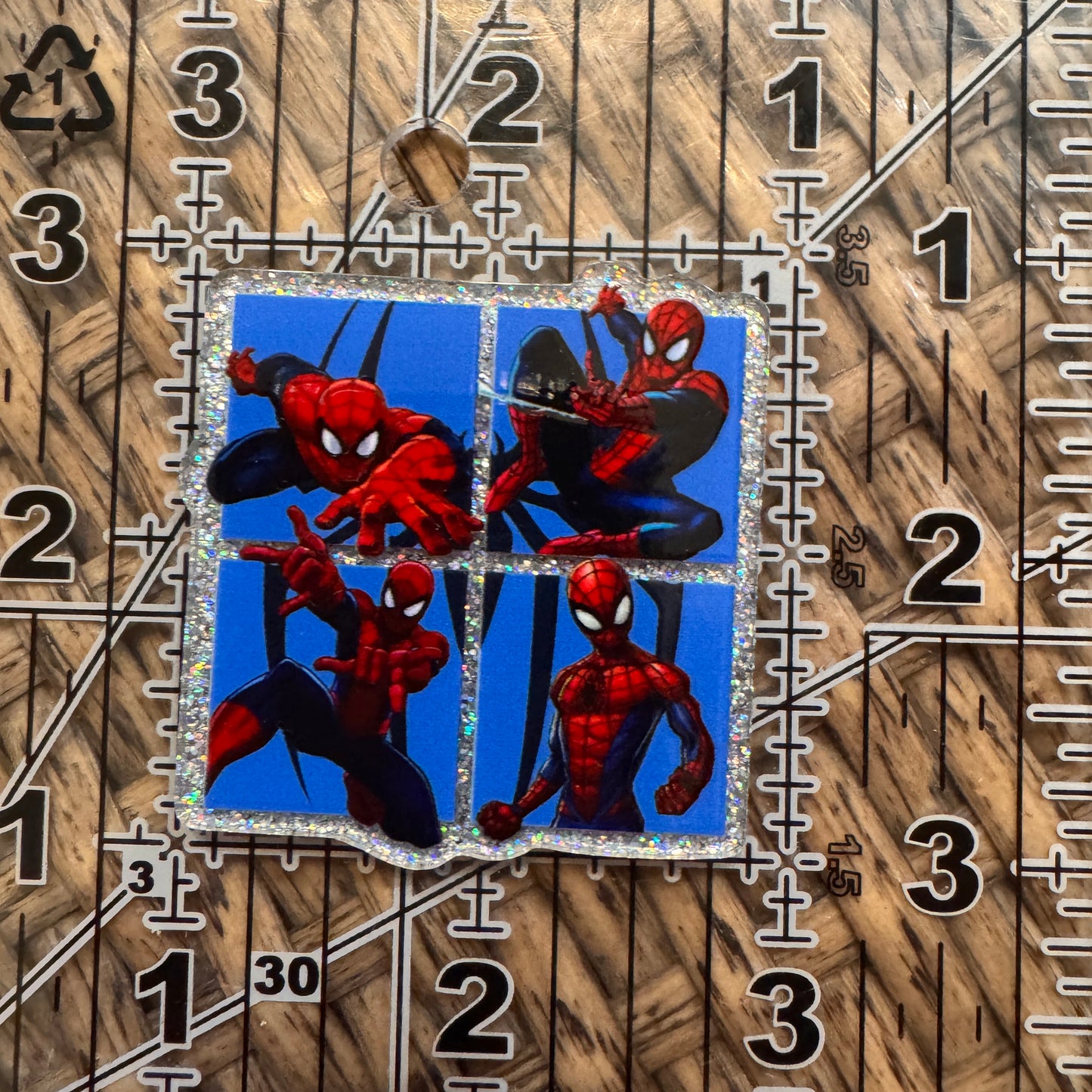 Spiderman  Flatback,  Planar, Cabochon, Single Pc