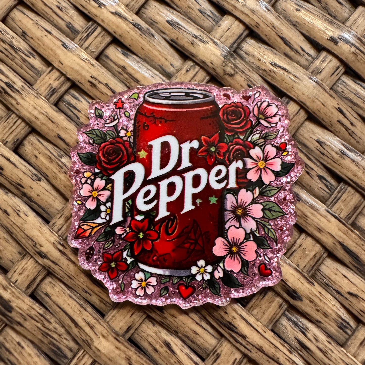 Dr Pepper  Flatback,  Planar, Cabochon, Single Pc