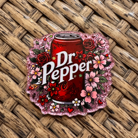 Dr Pepper  Flatback,  Planar, Cabochon, Single Pc