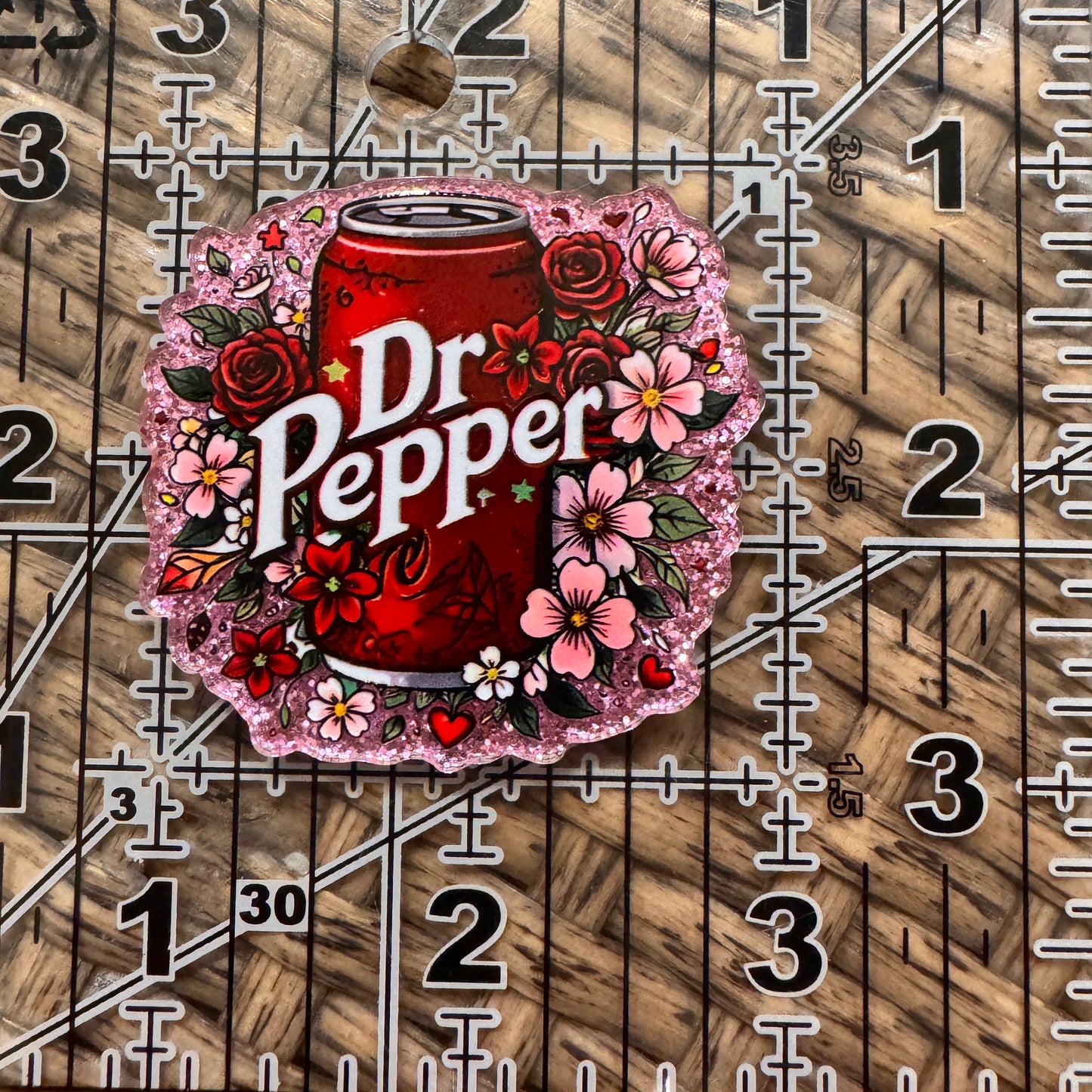 Dr Pepper  Flatback,  Planar, Cabochon, Single Pc