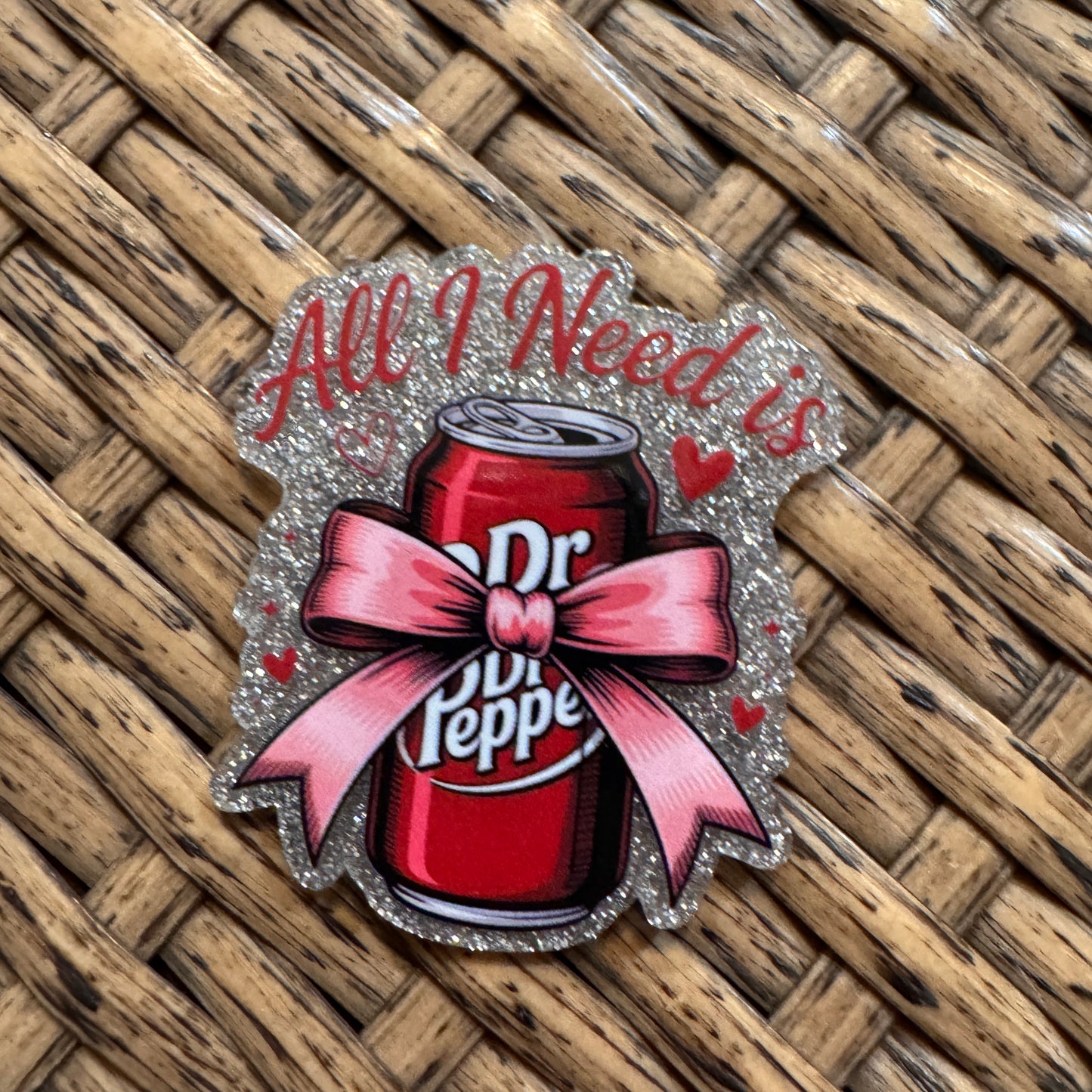 Dr Pepper Flatback,  Planar, Cabochon, Single Pc