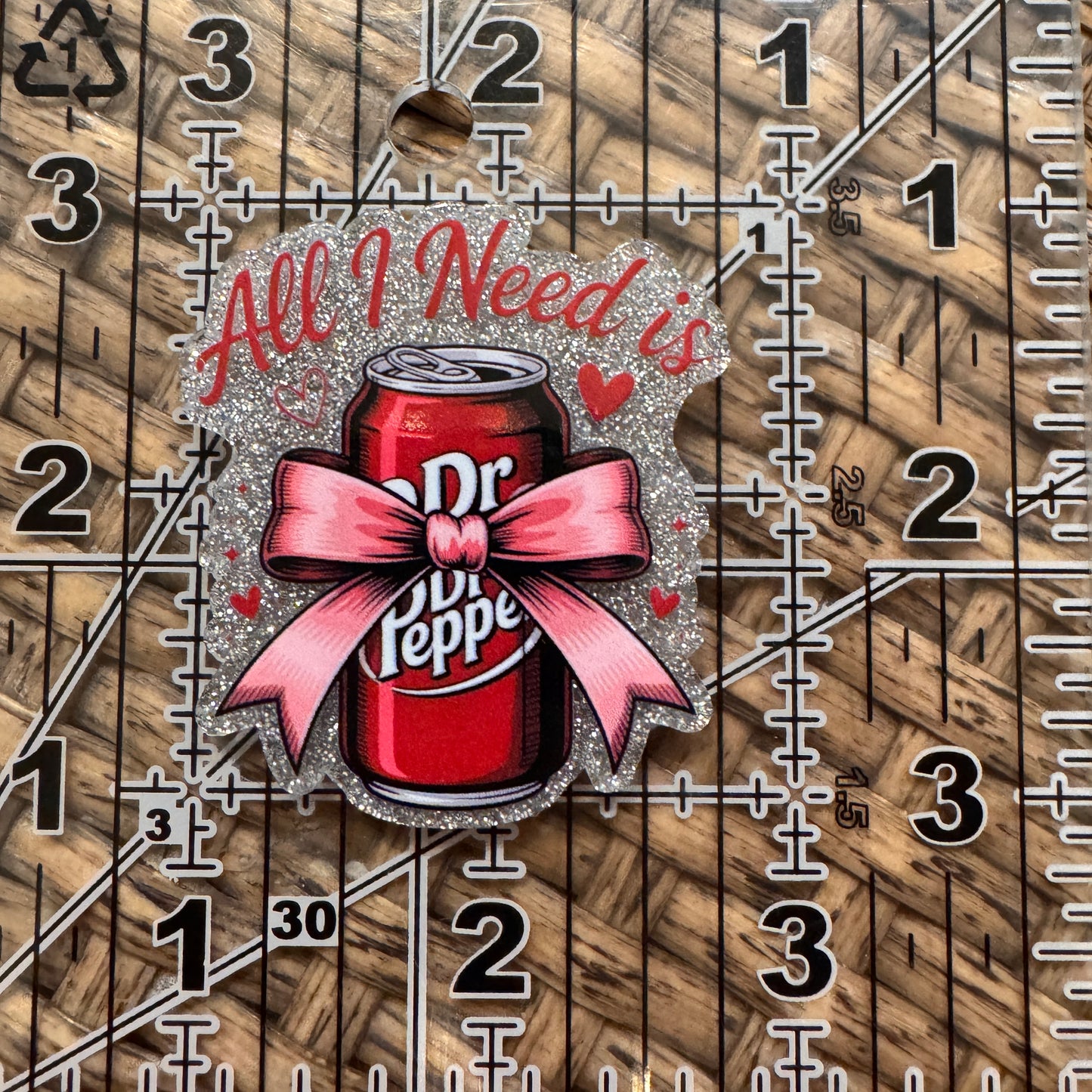 Dr Pepper Flatback,  Planar, Cabochon, Single Pc