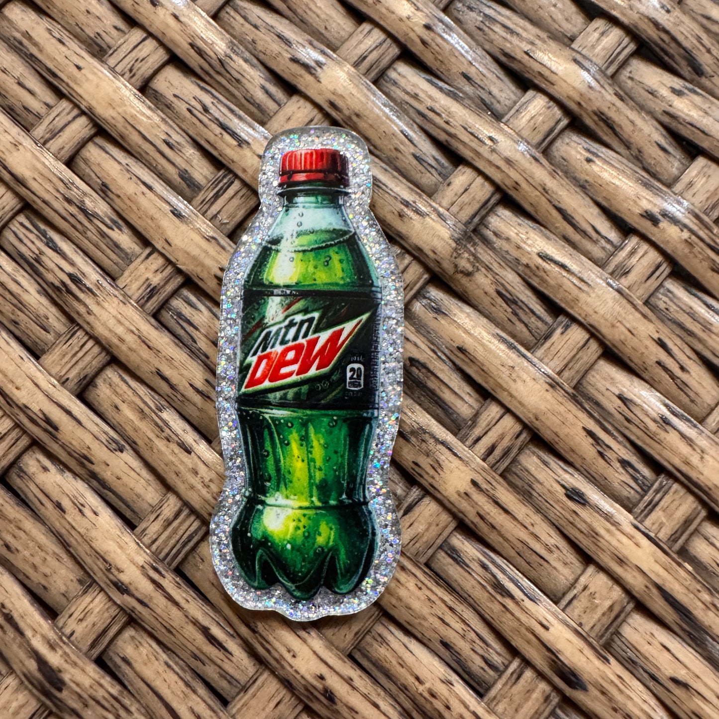 Mountain Dew Flatback,  Planar, Cabochon, Single Pc