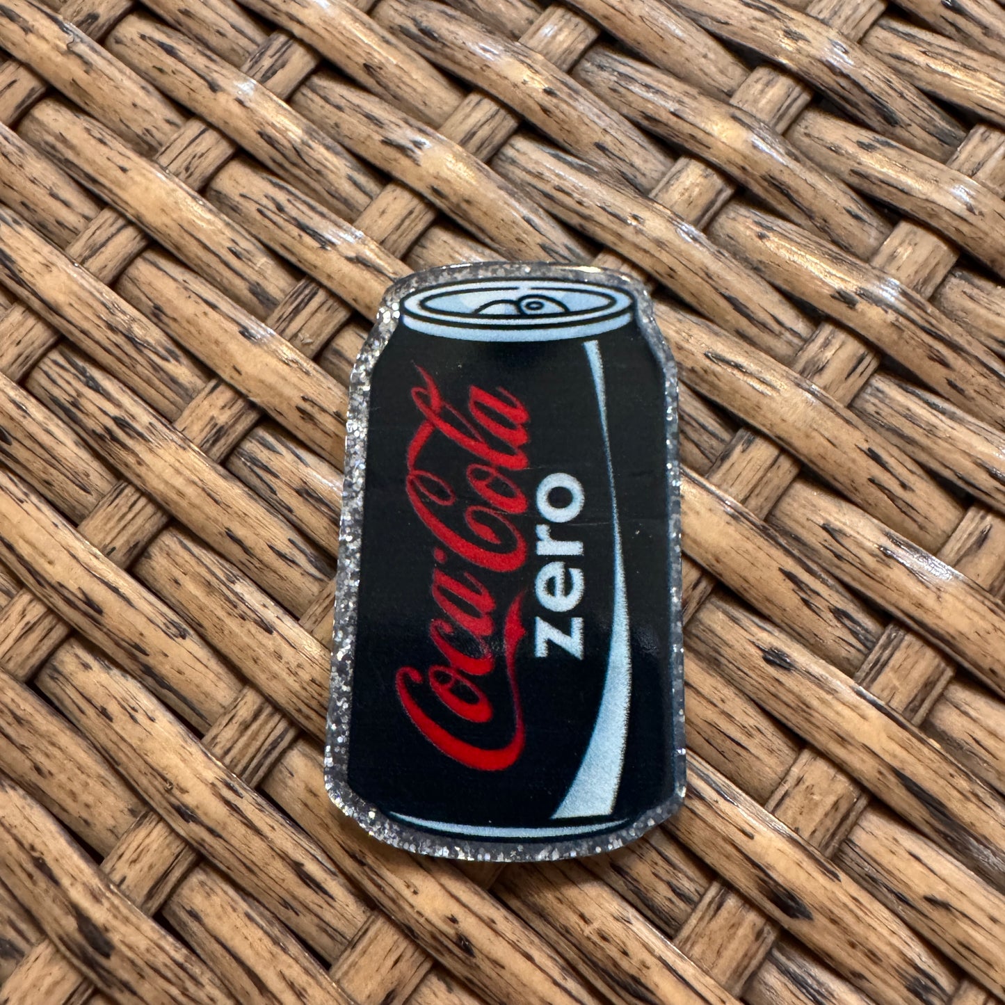 Coke Zero Flatback,  Planar, Cabochon, Single Pc