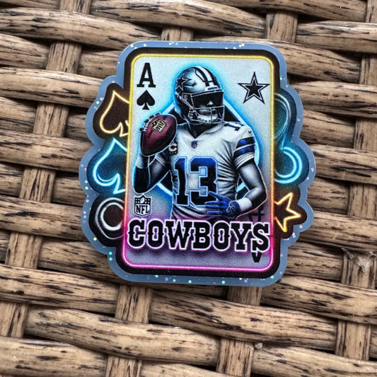 Acrylic Flatback,  Planar, Cabochon, Single Pc - Dallas Cowboys