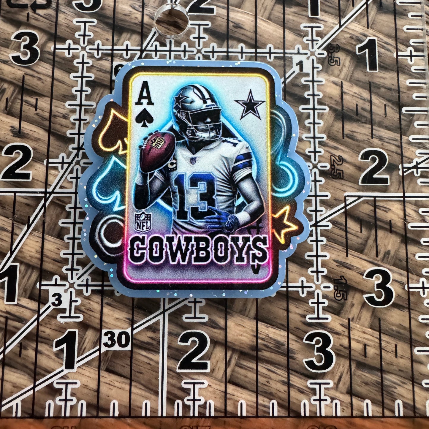 Acrylic Flatback,  Planar, Cabochon, Single Pc - Dallas Cowboys