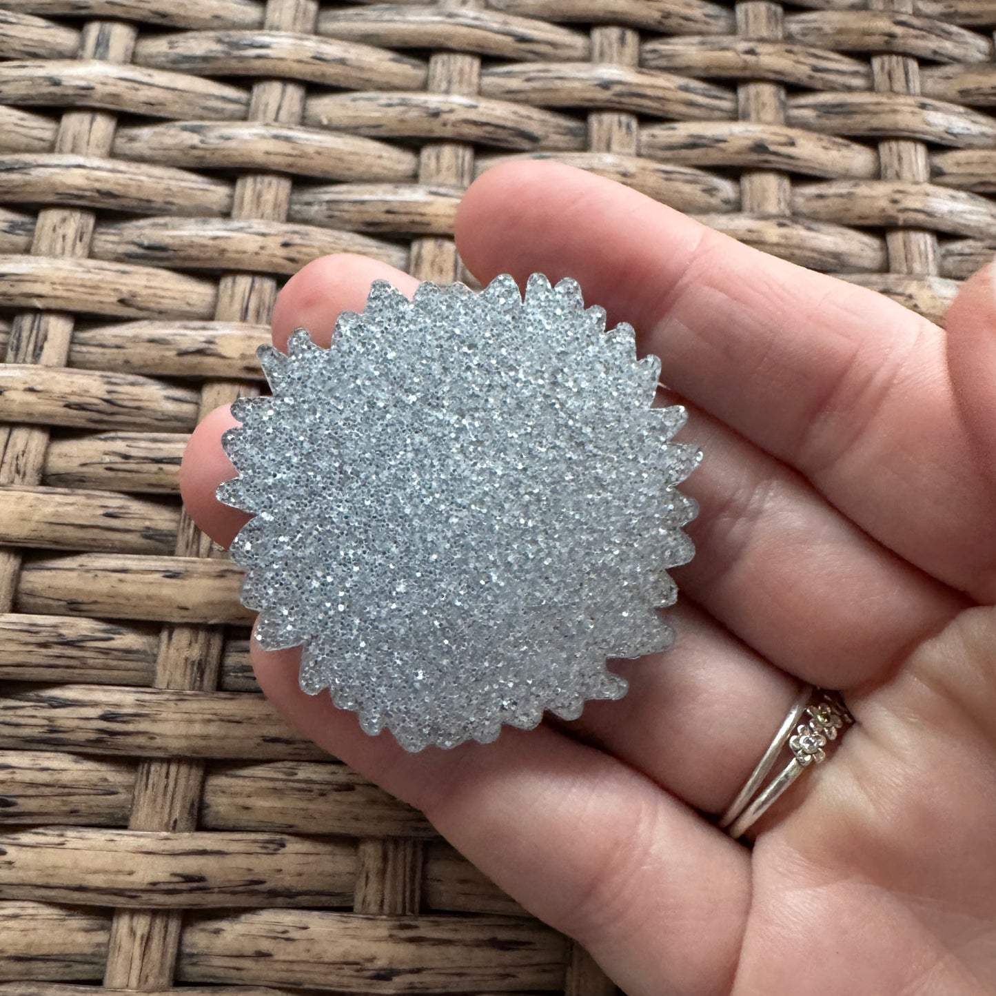 Acrylic Flatback,  Planar, Cabochon, Single Pc - Football Eagles