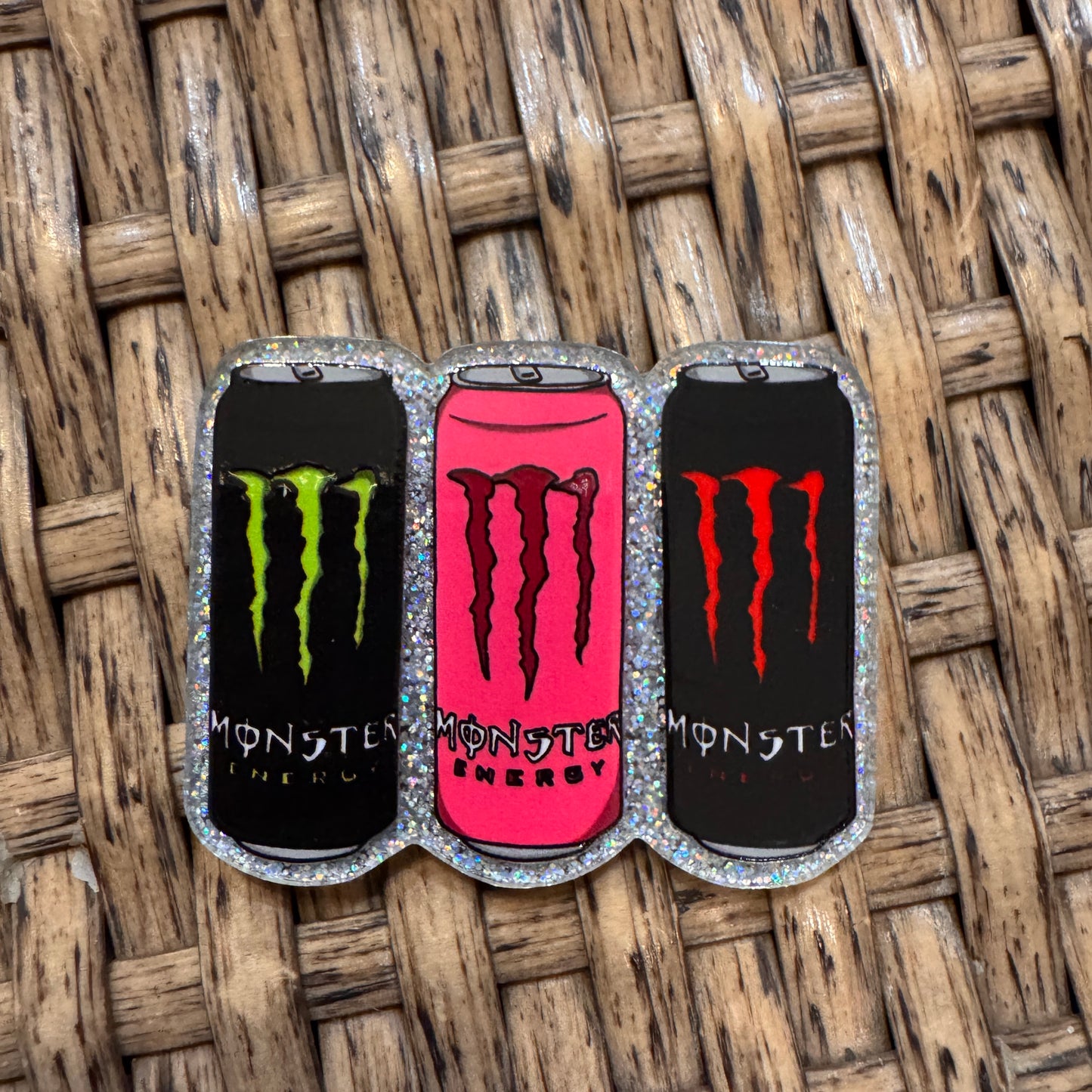Monster Energy drink Acrylic Flatback for Badge Reels and crafts