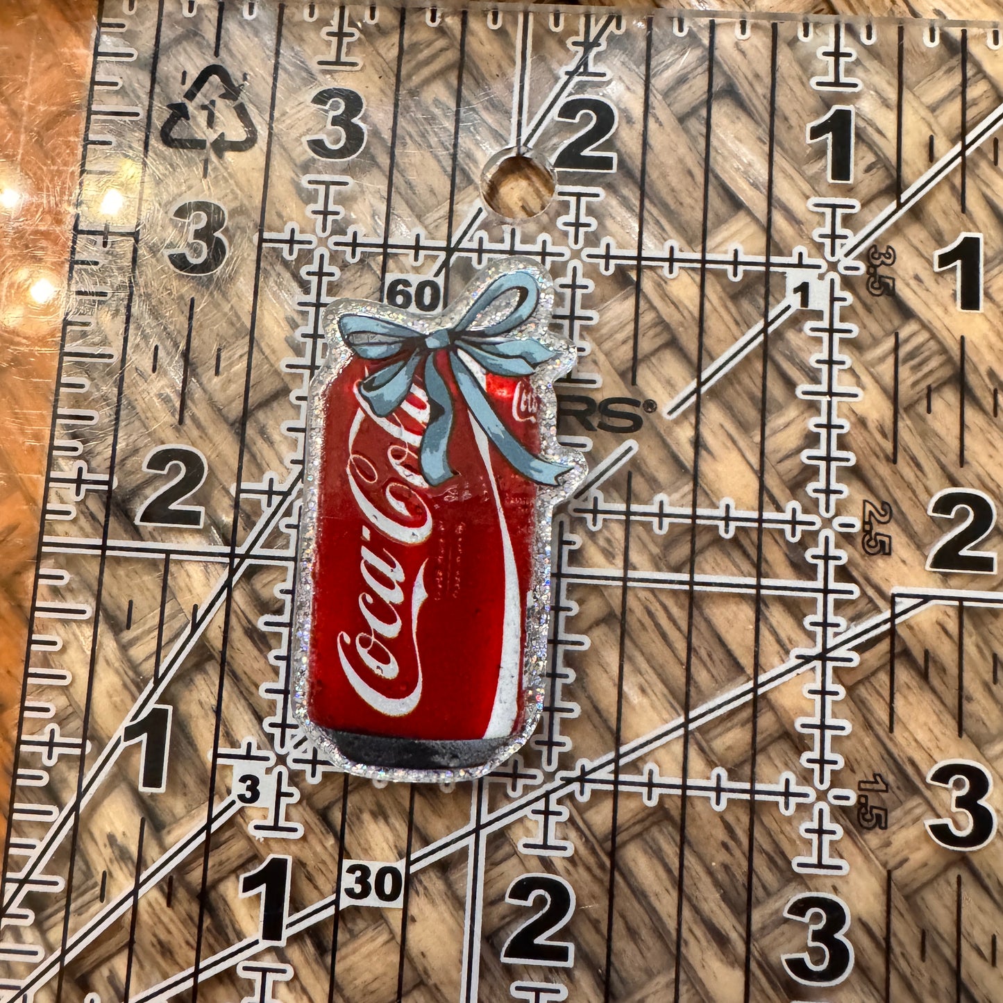 Coke small Acrylic  Flatback,  Planar, Cabochon, Single Pc