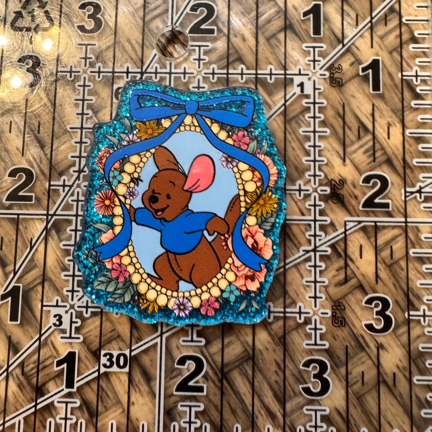Roo Acrylic Flatback,  Planar, Cabochon, Single Pc