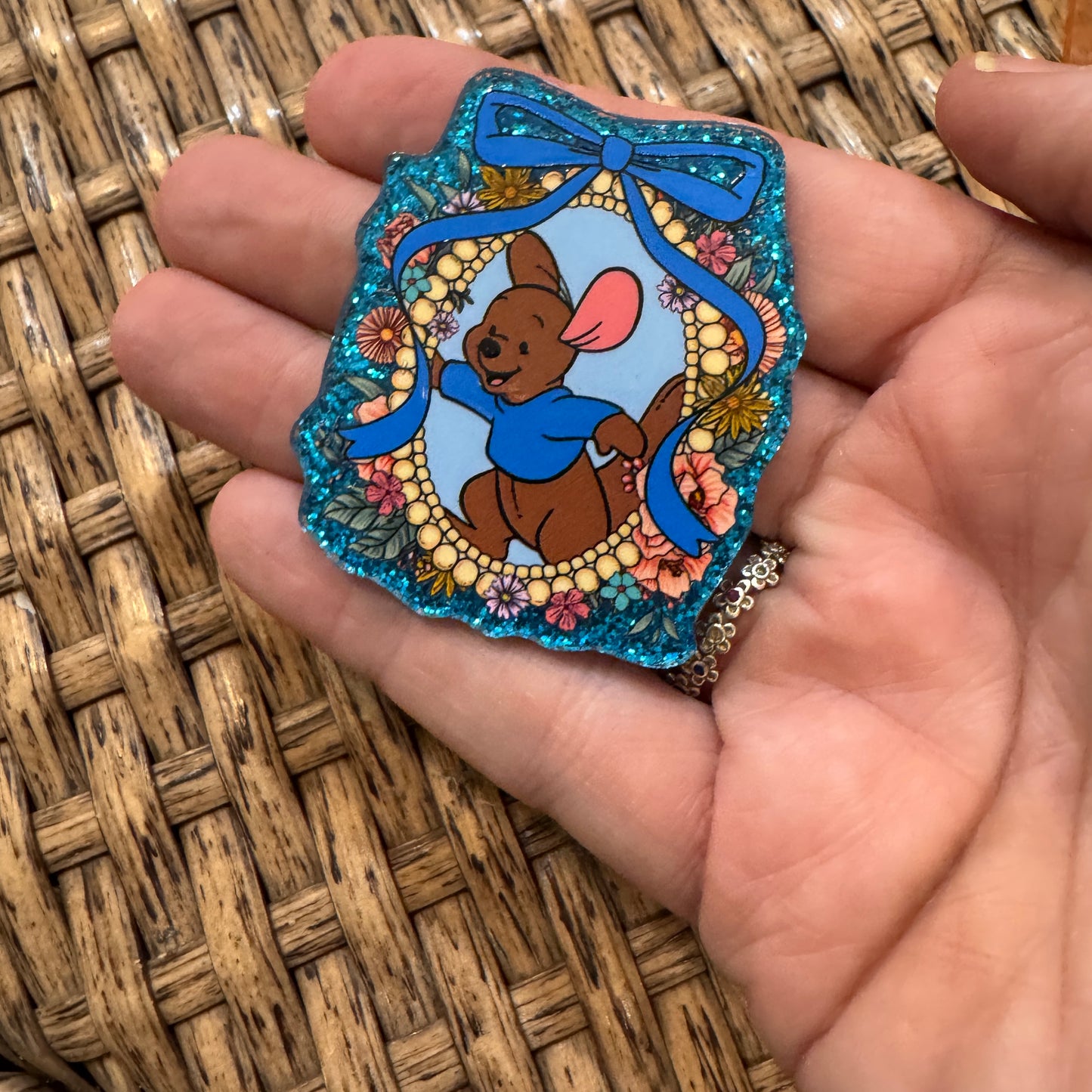 Roo Acrylic Flatback,  Planar, Cabochon, Single Pc