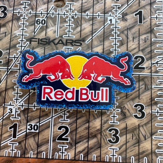 Acrylic Flatback,  Planar, Cabochon, Single Pc - Red Bull Energy Drink