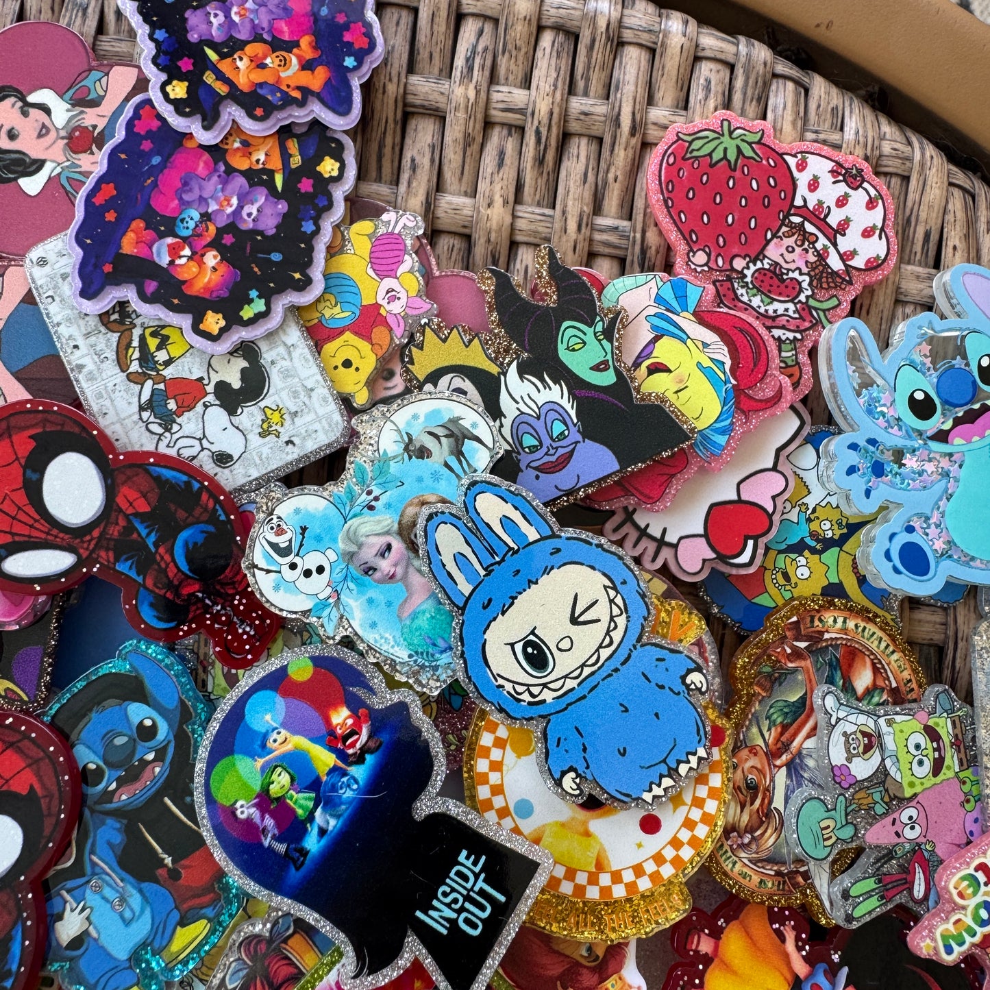 Mystery Bundle - Character/Cartoon Flatbacks - Glitter Flatback,  Single Pc.