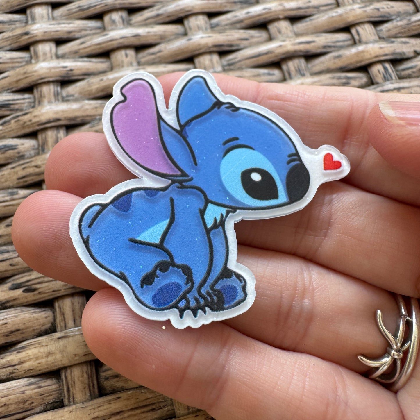 Acrylic Flatback,  Planar, Cabochon, Single Pc - Stitch