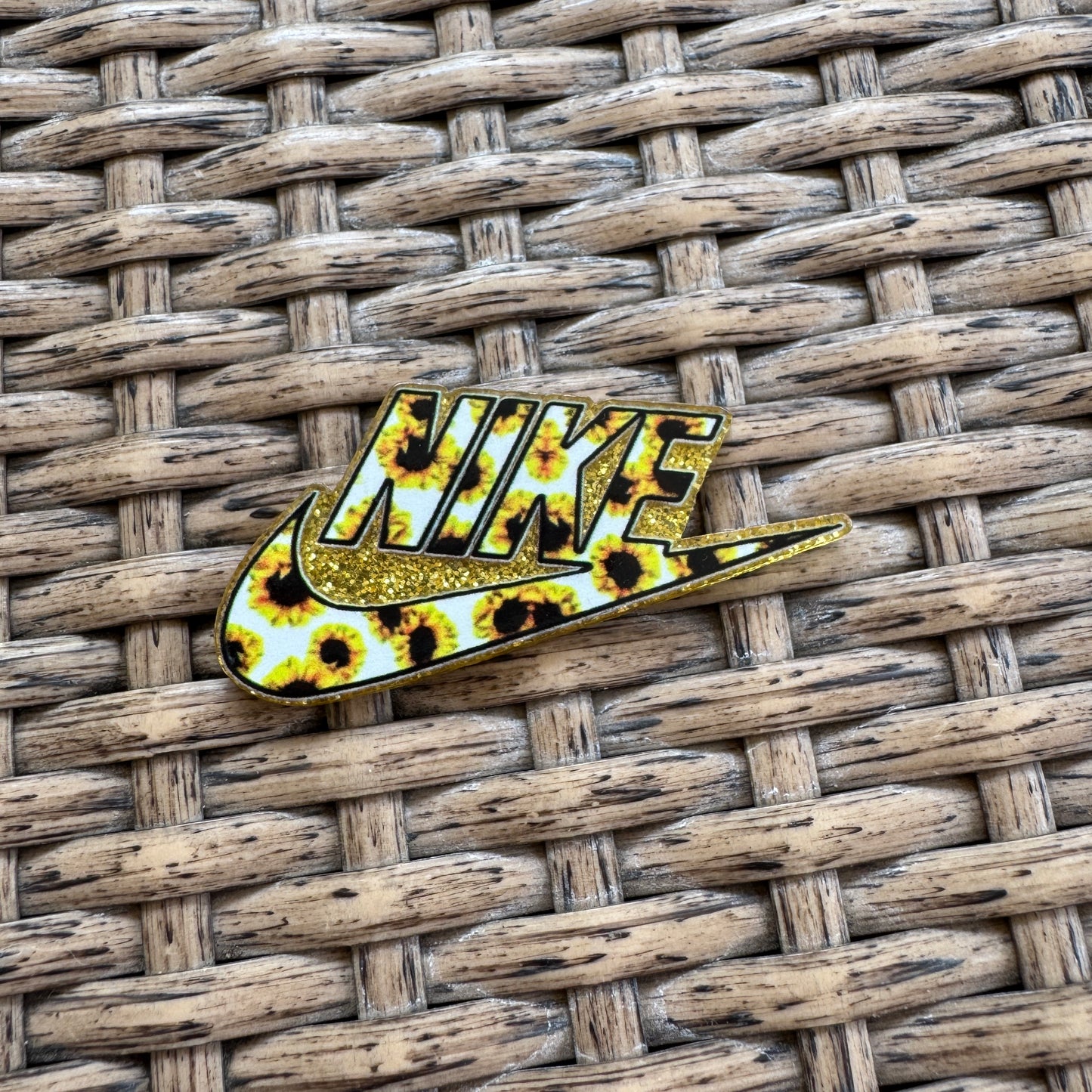 Acrylic Flatback,  Planar, Cabochon, Single Pc - CNike Sunflower