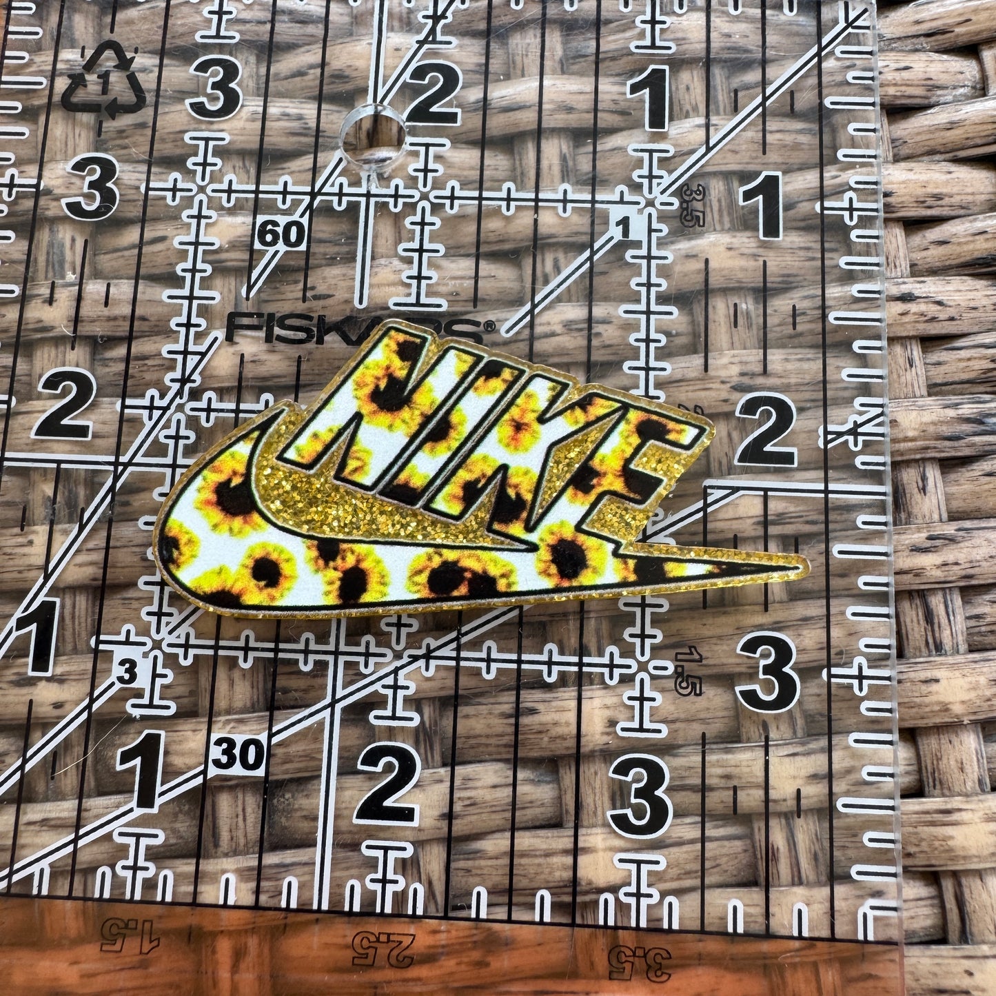 Acrylic Flatback,  Planar, Cabochon, Single Pc - CNike Sunflower